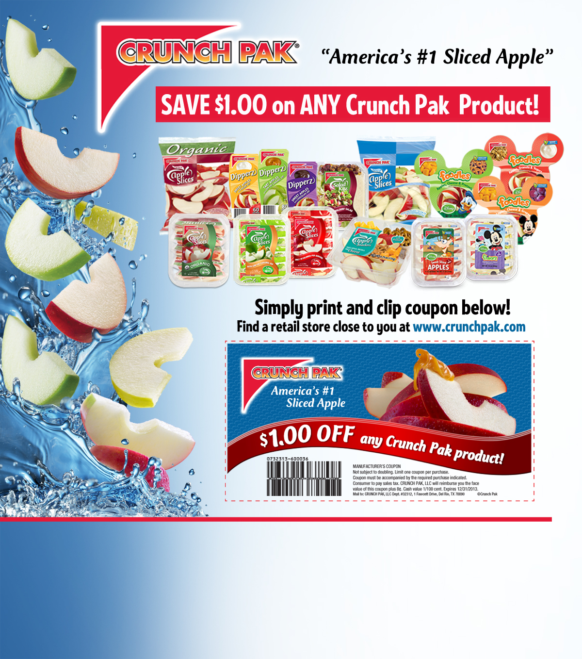 crunch pak apple slices coupons