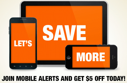 Hone Dept reminds you to send a text message to join in the savings.