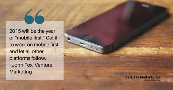 2015: The year of mobile first