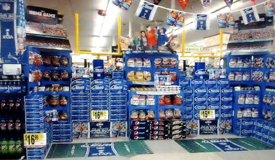 Display for Bud Light's text-to-win